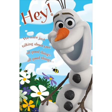 Hey! Olaf Disney Frozen Birthday Card £1.89